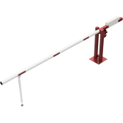 Access barrier with counterweight | and swing post | clear width: 3000 mm | with triangular lock